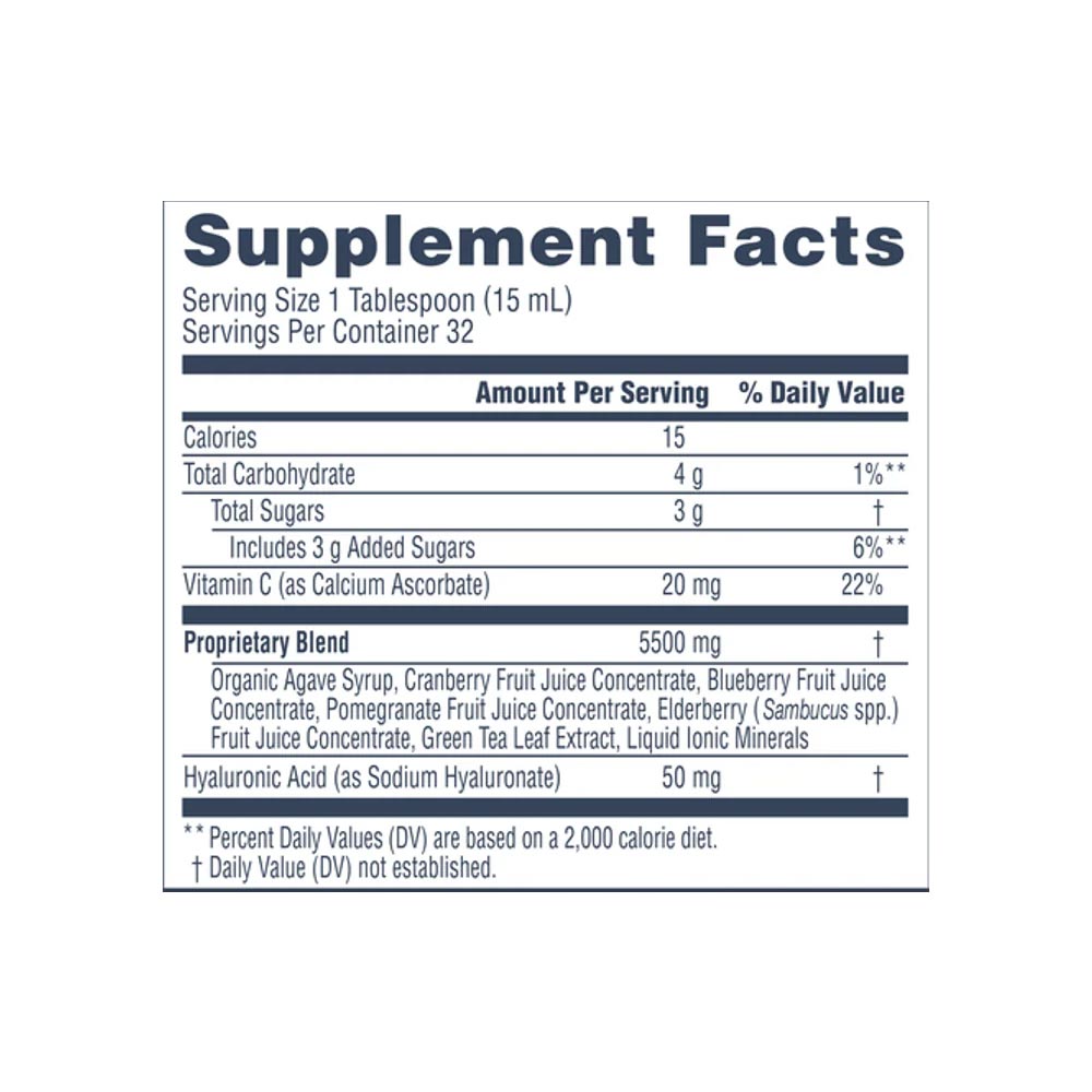 شراب الهيالورونيك أسيد التوت البري من نيوسيل  شراب الهيالورونيك أسيد التوت البري من نيوسيل