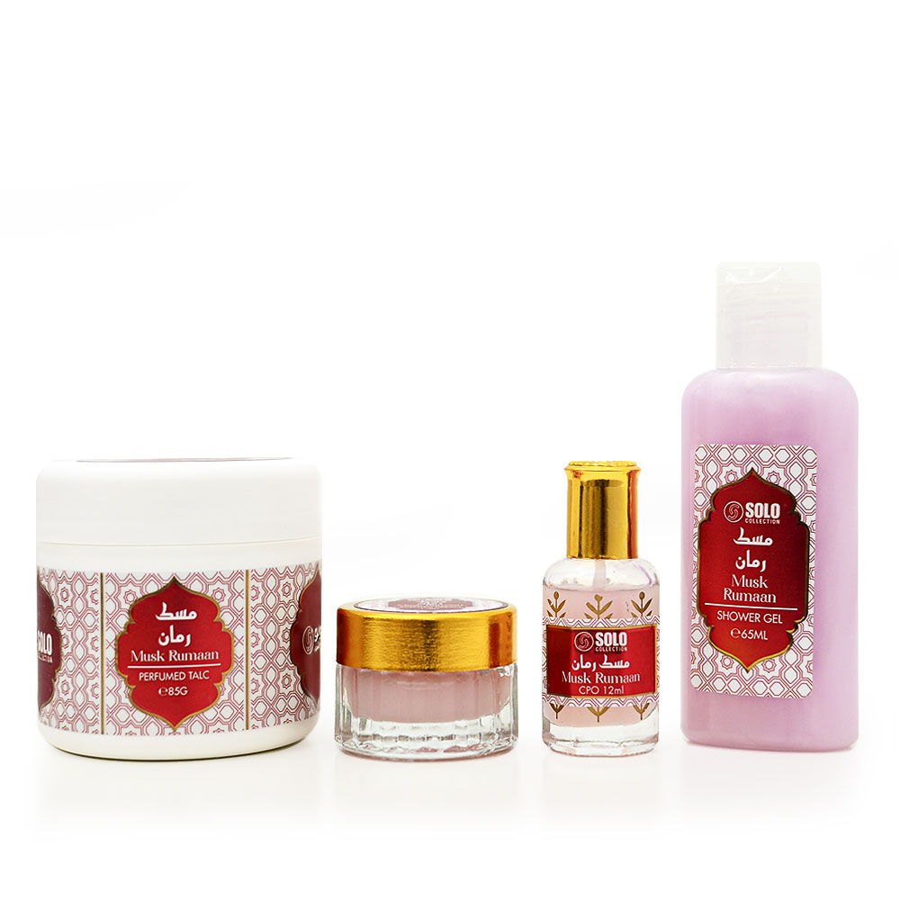مجموعة العناية الفاخرة مسك رمان من سولو كولكشن مجموعة العناية الفاخرة مسك رمان من سولو كولكشن