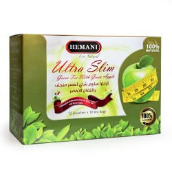 شاي الترا سليم الأخضر مع التفاح الأخضر من شركة هيماني شاي الترا سليم الأخضر مع التفاح الأخضر من شركة هيماني